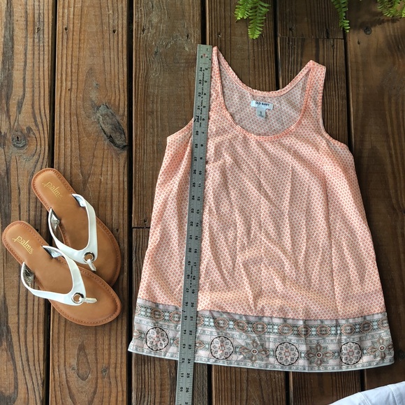 Old Navy Orange Pattern-XS - Picture 3 of 5
